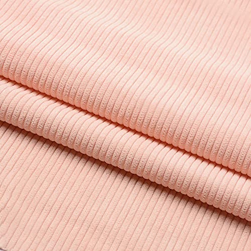 Corduroy Fabric Solid Plain Thick DIY Sewing Crafts Materials Stretch Corduroy Fabric for Coat Shirt Dress Pants Costume Sofa DIY Sewing Craft Material for Furnishings Cushions