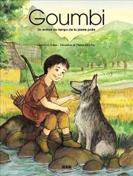 Paperback MINI ALBUM GOUMBI,UN ENFANT AU TEMPS DE LA PIERRE POLIE [French] Book