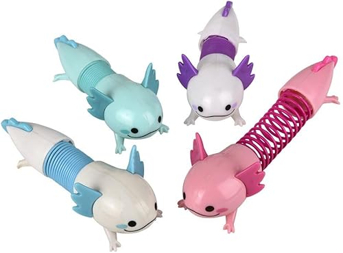 Juguete sensorial para aliviar el estrés de axolote (resorte helicoidal)