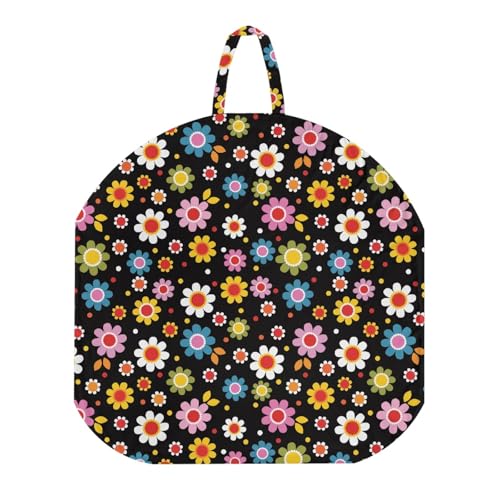 NETILGEN Flower Baby Lounger Cover for Newborn 0-24 Months,Removable Cover for Infant Boys Girls,Breathable Soft Lounger Slipcover Snugly Fit Infant Lounger for Home Travel-24 x 25.6 inch