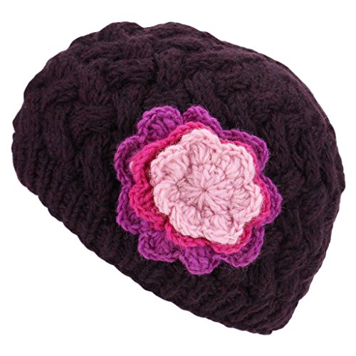Bonnet violet pour femme en taille unique parfait au quotidien