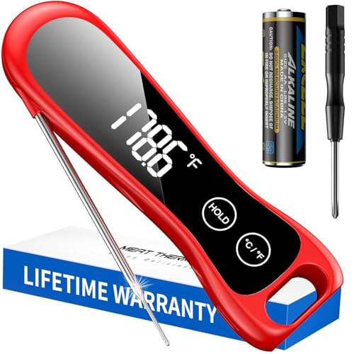 2026 Upgraded Meat Thermometer Digital-Instant Read Food Thermometer with Large