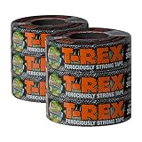 T-REX Ferociously Strong Tape, Duct Tape with UV Resistant & Waterproof Backing for Wood Brick Concr