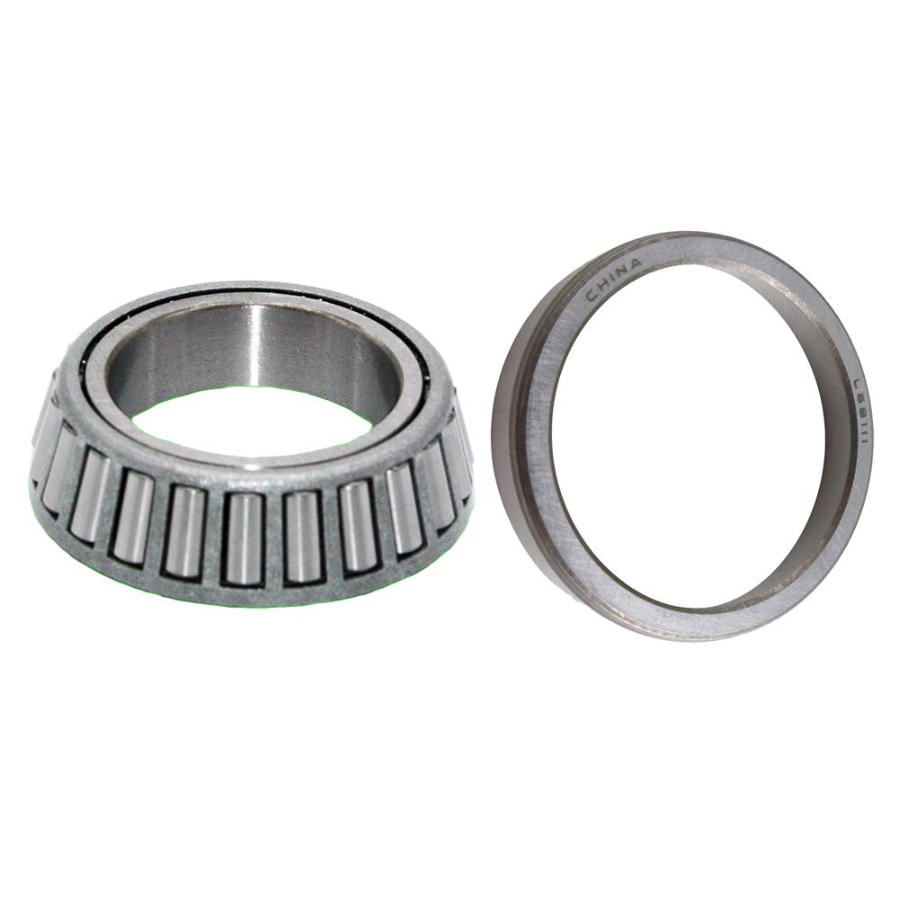 M-Parts L68149/L68111 Tapered Roller Bearing Cone and Cup Set 1.3775” I.D, 2.3612” O.D, 0.66” Bearing Width