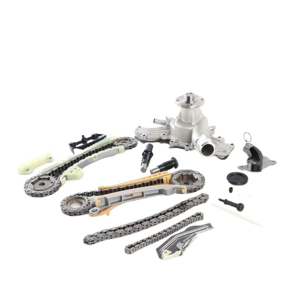 DPGKITS Kit catena di distribuzione con ingranaggi e kit pompa acqua compatibile con 4.0L SOHC V6