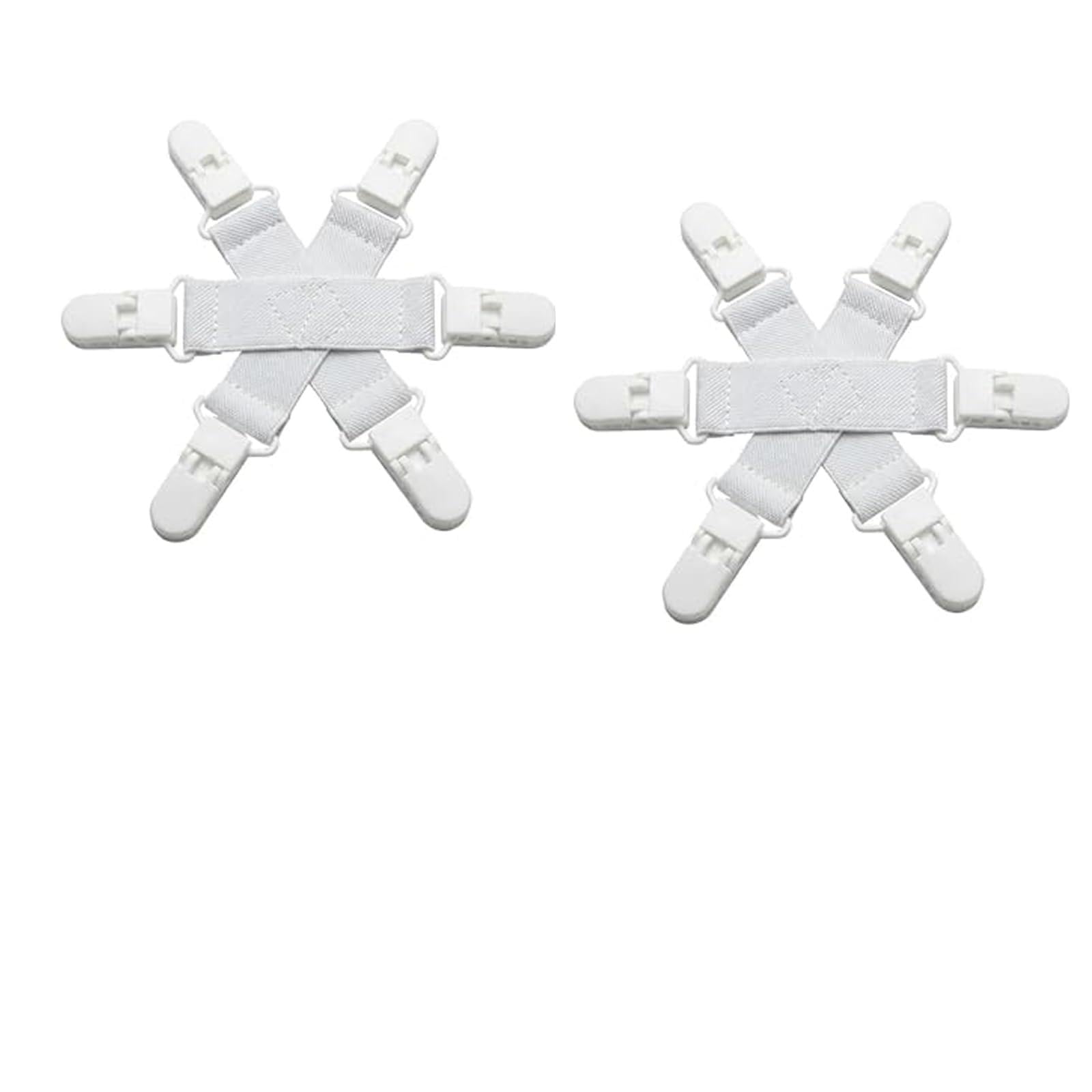 Azushwer Bed Sheet Detangler with 6-Clip, 2PCs Bed Sheet Detangler for Tumble Dryer Prevents Sheets, Duvet Covers and Blankets from Tangling, Twisting and Balling Up in Dryer Washer and Dryers