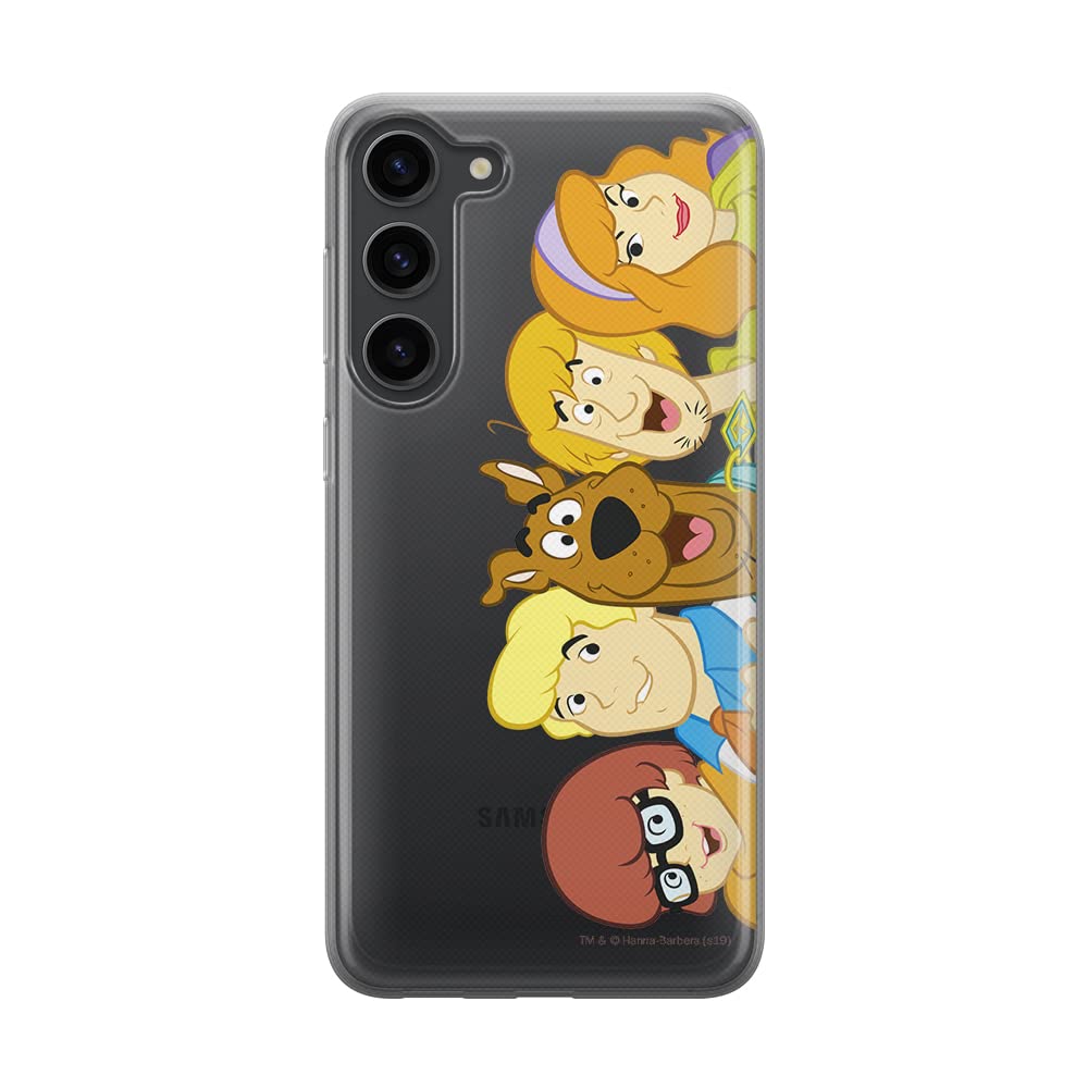 ERT GROUP mobile phone case for Samsung S23 original and officially Licensed Scooby Doo pattern 001 optimally adapted to the shape of the mobile phone, partially transparent