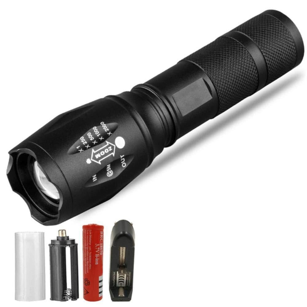 Lampe de poche LED pour chasse et camping sauvage nocturne en forêt
