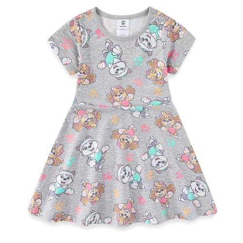 Paw Patrol Nickelodeon Girls French Terry Skater Dress with Headband for Toddler and Big Kids2