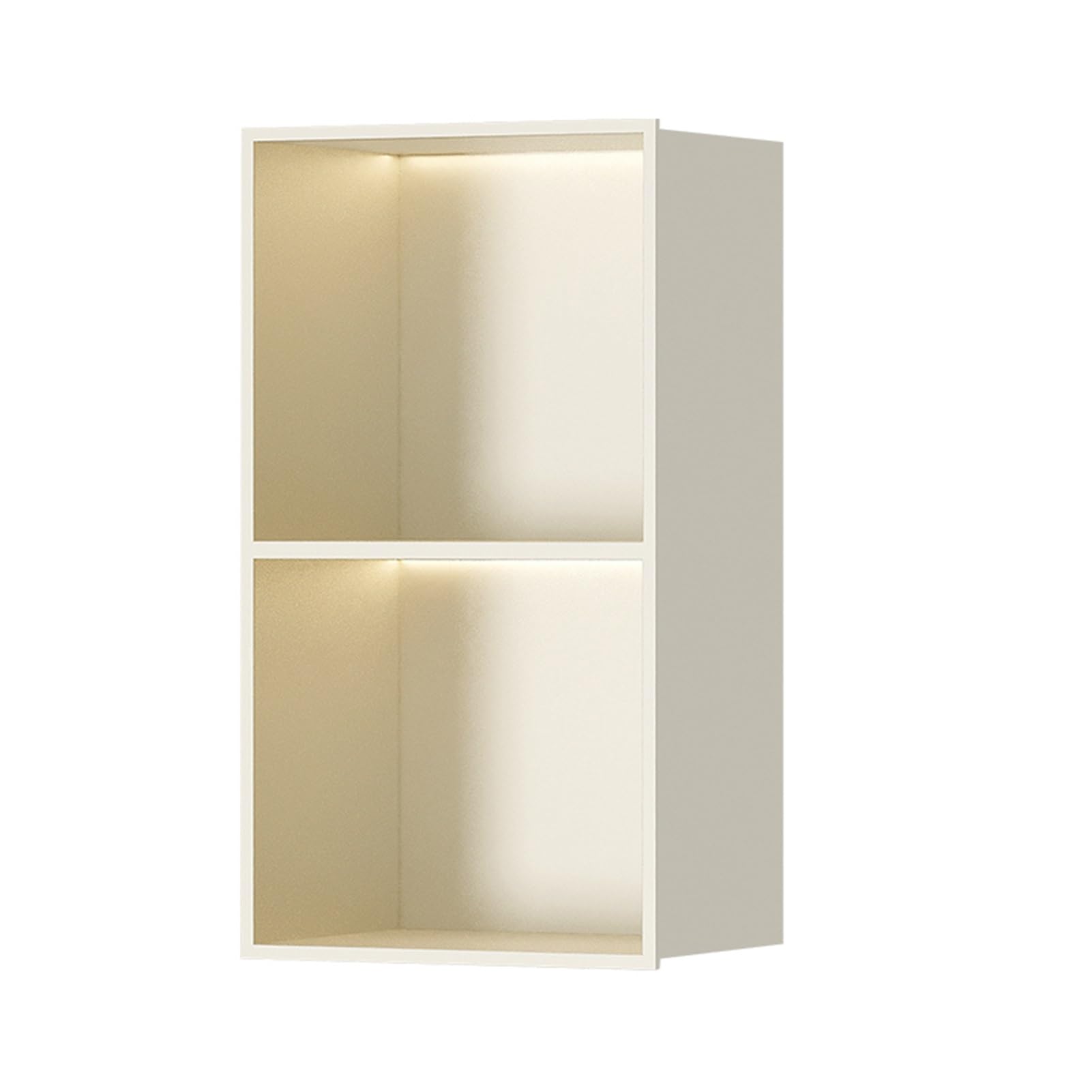 AYCDL Integrated Lighted Shower Shelf Space-Saving Waterproof Storage Solution for Bathroom nize Toiletries Corner Shower nizer Stylish Bathroom Accessory,Bianco-70x28x12.5cm
