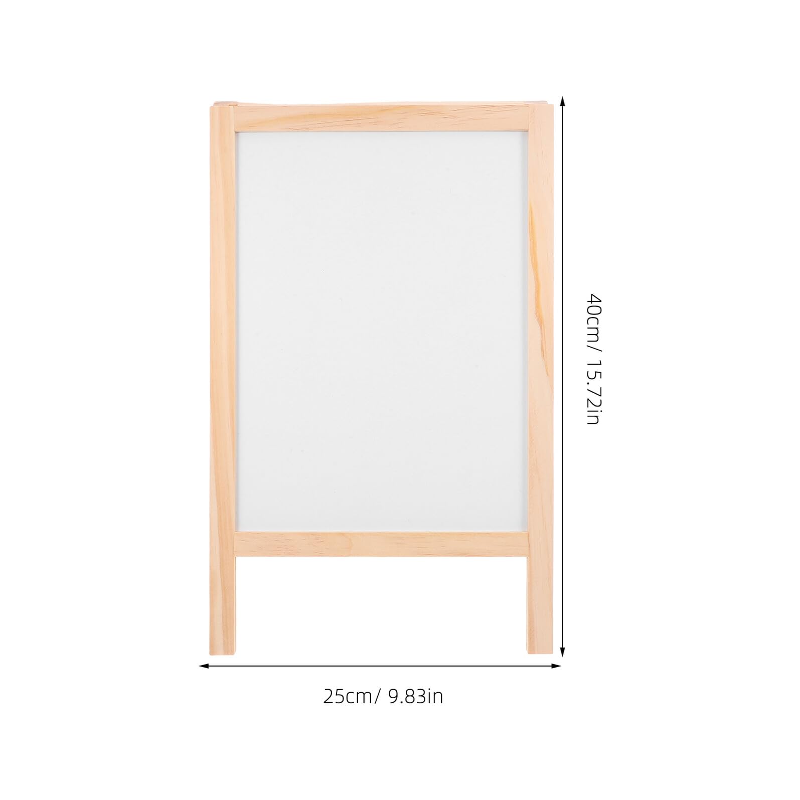Beaupretty Lavagna Multifunzione Doppia Faccia in Legno 25X40 CM Lavagna Cancellabile a Secco Portatile per Bacheca degli Studenti per Casa e Scuola Strumento Educativo Colore Casuale