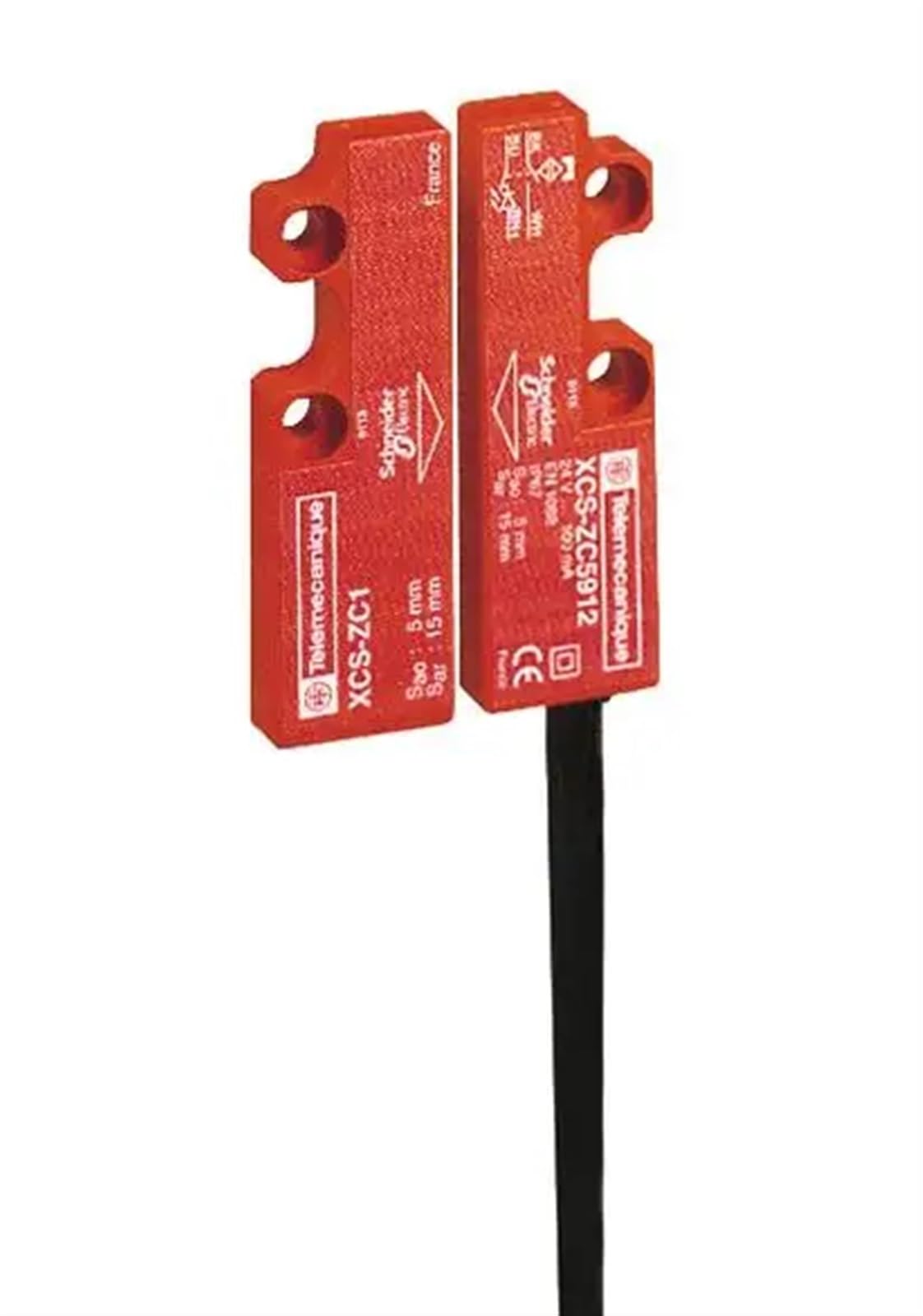 Interrupteur magnétique codé XCSDMC7905 pour sécuriser les carters de machine 2 NC