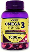 Ômega 3 EPA DHA 1000mg Colesterol Coração Memória Articulações (1, 120 cápsulas)