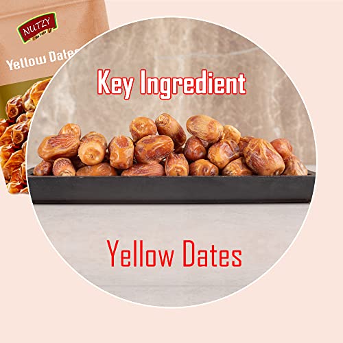 Image of Nutzy Premium Dates (Yellow Dates / Peela Khajoor, 200g)