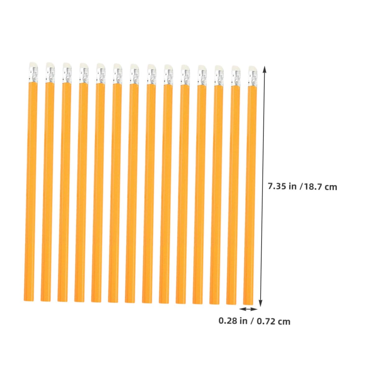 SHINEOFI 100 pièces Lot de Crayons Hb avec Gomme Intégrée Crayons Bois Robustes pour Étudiants Enseignants et Dessin Polyvalents pour École et Bureau