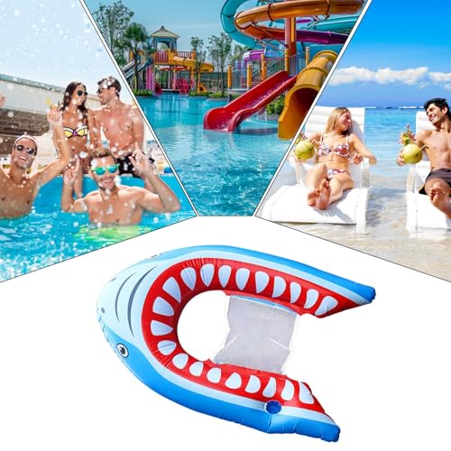 Chaise longue flottante avec design de requin ergonomique - 4