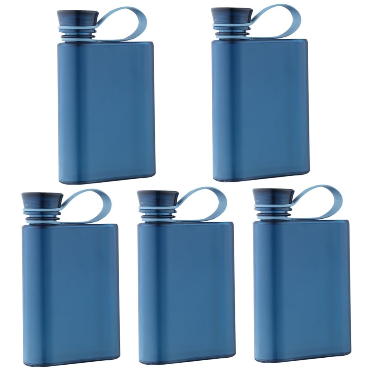 5 Pièces bouilloire plate a5 gourde reutilisable gourde réutilisable bouteille d'eau décontractée bouteille d'eau pliable a5 bouteille de sport plate Réutilisable Alipis