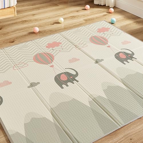 CASABEL Krabbeldecke für Babys, mitwachsend, 180 x 150 cm –...