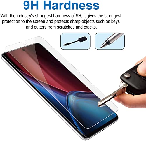 Image of STP FEEL� Tempered Glass Screen Protector Compatible for Samsung Galaxy A71 (6.7 Inch) HD Clear, Bubble-Free, Anti-Scratch Full Protection Durable Tempered Glass (Black, Pack of 1)