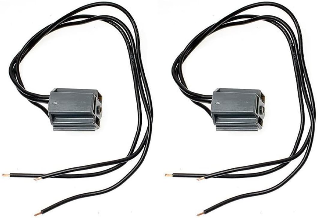 2X Headlight Connector Adapter Headlamp Wiring Harness Fits BMW 318is 1991 Fits BMW 325es 1986 1987 Fits BMW 525i 1989 Fits BMW 533i 1983 1984 Fits BMW 535i 1987 Fits Jeep Cherokee 1974-2001