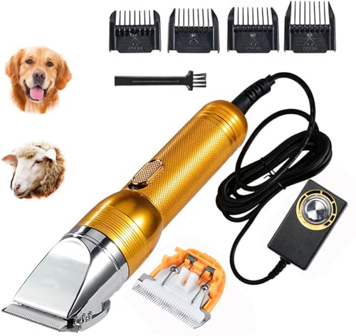 Consejos y comparativas para Comprar Abrigo pelo corto los más recomendados. 29 Cortapelos eléctricos profesionales para perros de 350 W, tijeras de oveja para mascotas para cabello resistente, caballos, gatos, granja, ganado, cortapelos para abrigos gruesos