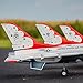 E-flite RC Airplane F-16 Thunderbirds 70mm EDF BNF Basic (Transmitter, Battery and Charger not Included) with AS3X and Safe Select, 815mm, EFL7850
