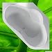 Produktbild Badewanne 140x140 NAXOS (ohne Ecke) - Acryl Eckbadewanne