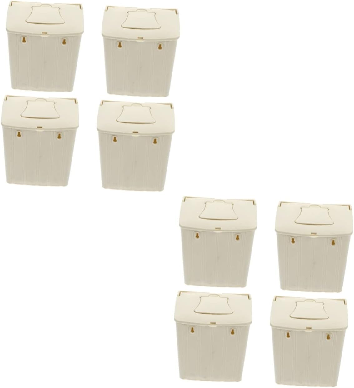 8pcs Bird Nesting Box Safe Plastic Breeding Hut for Finches Sparrows Lovebirds Easy to Warm Environment for Incubation for Use