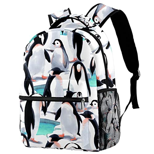 Sac à dos de voyage fille garçon imprimé léopard moyen format pour école et loisirs