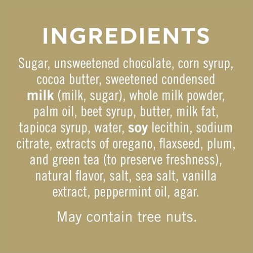 Image of GHIRARDELLI Premium Chocolate Assortment SQUARES, 5.3 oz Bag Variety of Individually Wrapped Milk, Dark, and Mint Chocolates