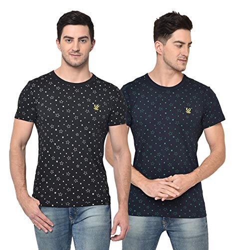Image of Mack Jonney Regular Fit Mens Tshirts(Pack of 2-MACK631961)