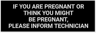 If You are Pregnant Or Think You Might Be Pregnant Please Inform Sign, Engraved, 4x12 Inches, Indoor/Outdoor Use, Made in USA