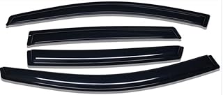 Side Window Deflectors Front & Rear 4PC For 2013-2019 FordEscape 1.5L/1.6L/2.0L/2.5L GAS Impact-Resistant Acrylic OE#94383