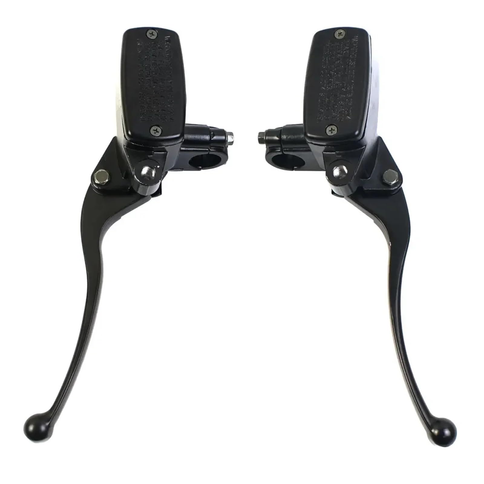 Twixral Motorbike Brake Levers Universal 16mm Black 7/8" 22mm Motorcycle Front Brake Clutch for Master Cylinder(One-Pair)