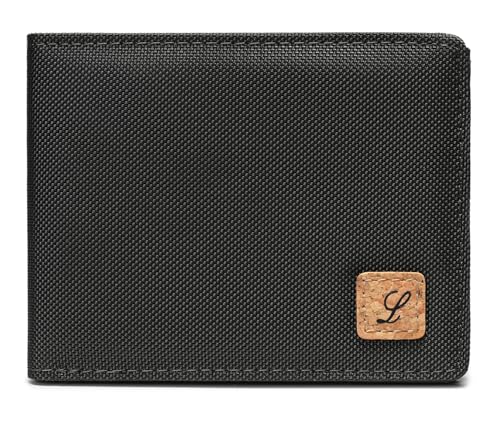 Image of Lanyani Minimalist Fabric Wallet Bifold RFID Blocking