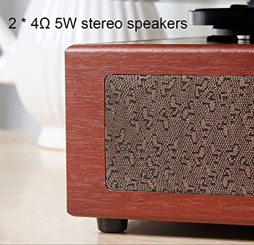 Tourne-Disque Vinyle Bluetooth Vintage Tourne-Disque 3 Vitesses pour disques Vinyle Haut-parleurs intégrés Stylet Rubis… - Les Beatles, Paul McCartney, John Lennon, RIngo Starr, George Harrison Tourne-Disque Vinyle Bluetooth Vintage Tourne-Disque 3 Vitesses pour disques Vinyle Haut-parleurs intégrés Stylet Rubis… – Image 5