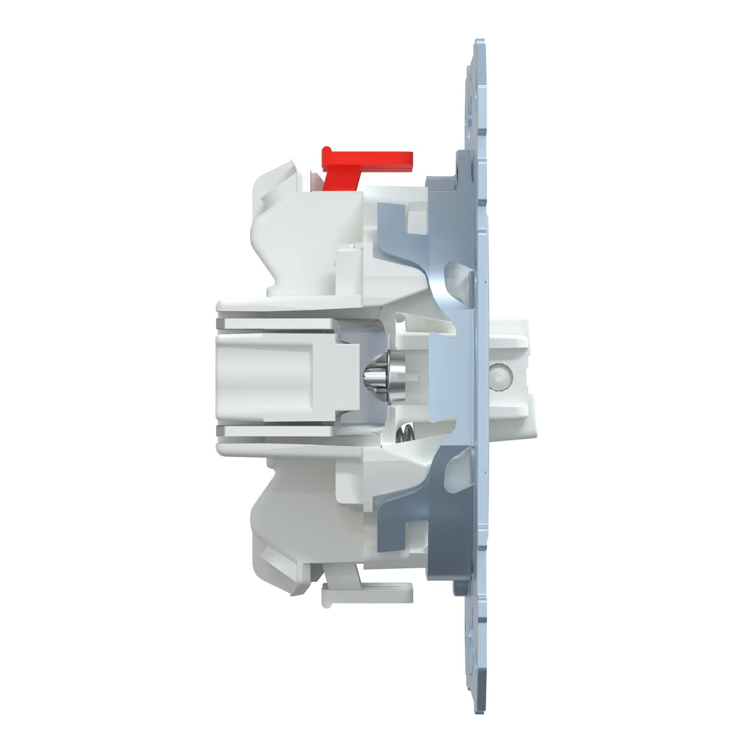 Schneider Electric Merten Doppeltaster-Einsatz, Unterputz, Steckklemmen, 1-polig, 10A, AC, 250V, Artikelnummer MEG3155-0000 (Packung mit 3)