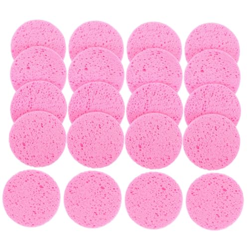 HAMPPLIES 20piezas Toallitas Faciales Desmaquillantes Unidades Suaves Para Sensible Pulpa De Madera Para Uso Diario