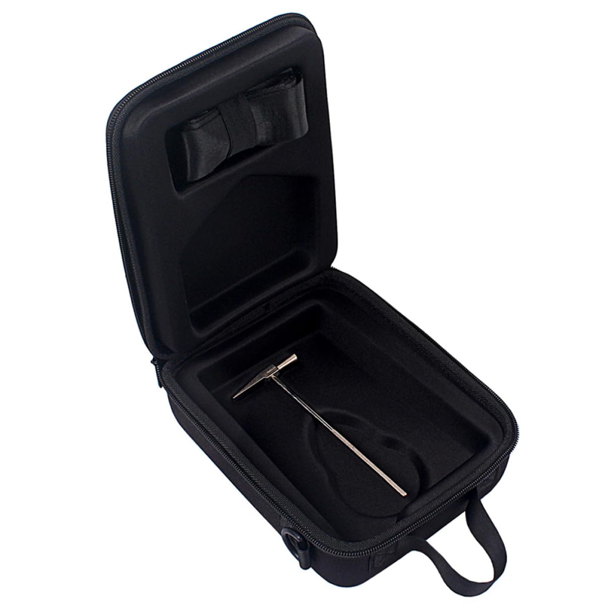 Toyvian Kalimba aus Nylon für Daumenklavier und Outdoor Auftritte für Schultertasche mit Verstellbarem Schultergurt und Griff Tragbare Schwarze Aufbewahrungstasche für