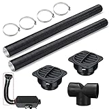 Heizungsauslass - Er dreht sich um 360 Grad, damit die warme Luft in den gewünschten Bereich geleitet werden kann.