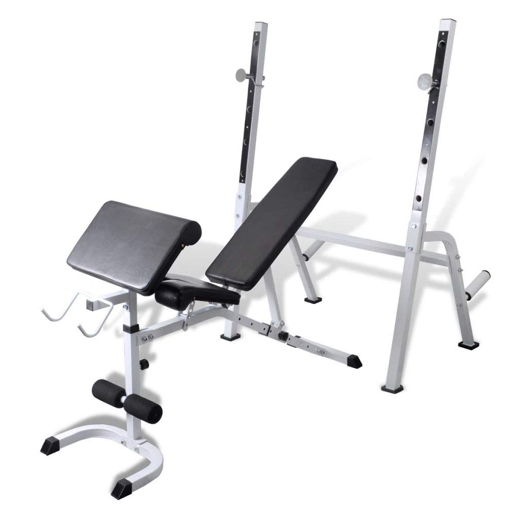 LAPOOH Banco de musculación/Ejercicio para el hogar, Rack Musculación, Banco Abdominales, Banco De Pesas Musculacion, Gimnasio En Casa, Banco Gimnasio, Banco Press Banca