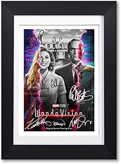 WandaVision Cast Signed Autograph A4 Poster Photo Print TV Show Season Series Framed Boxset Memorabilia Gift Wanda Vision (POSTER ONLY)