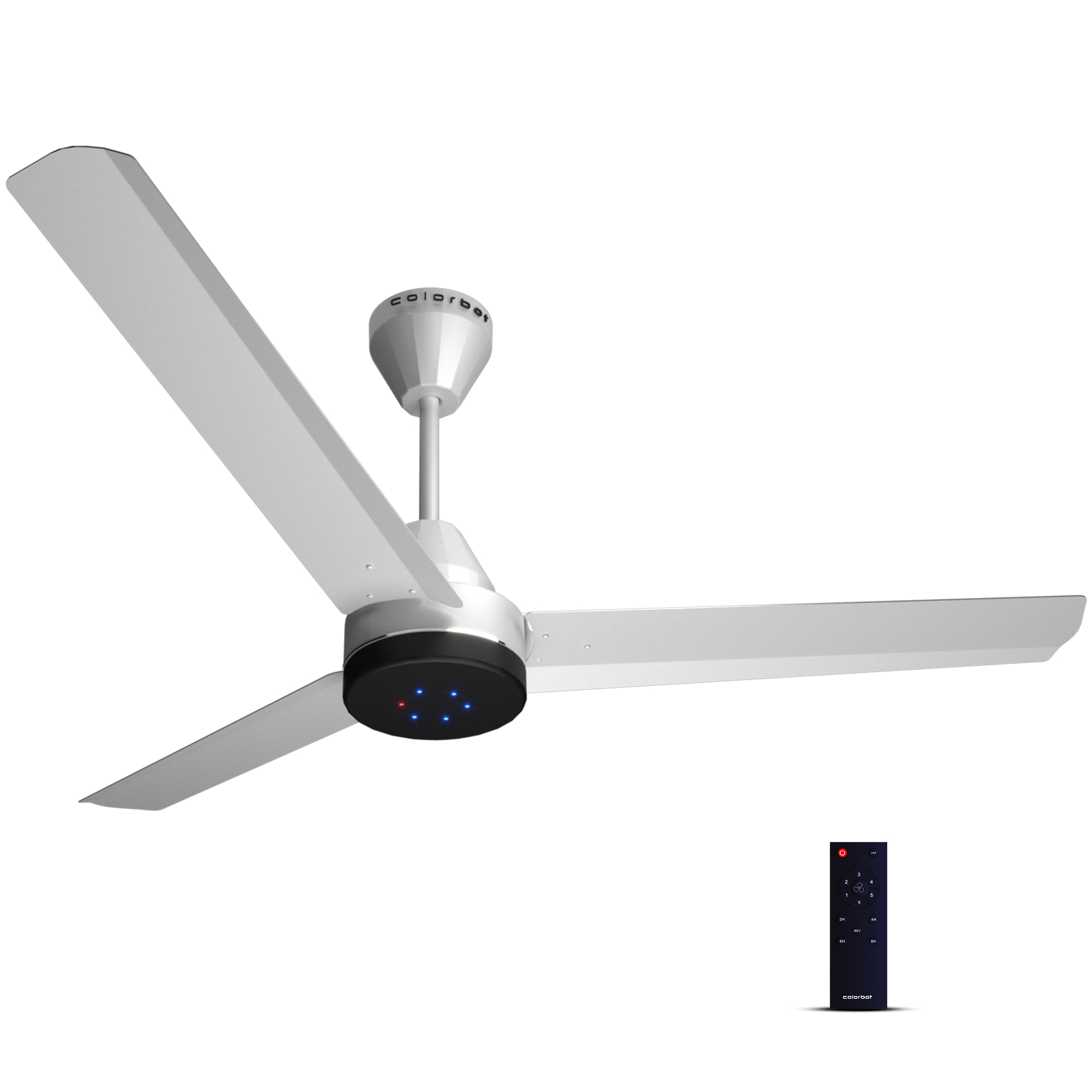 Colorbot Stella 1200 mm BLDC Ceiling Fans with Remote Control | BEE 5 Star Rated | High Speed | Power Saver | 100% Copper Winding | Reverse Mode | 2+2...