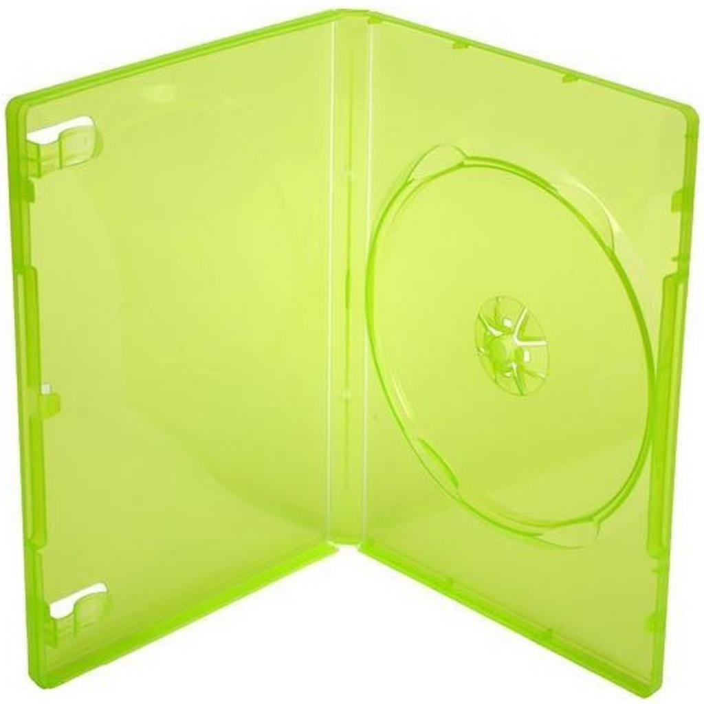 1 custodia di ricambio per giochi per XBOX 360, colore verde trasparente