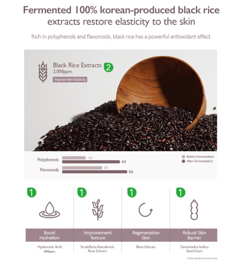 Image of Haruharu wonder Black Rice Hyaluronic Toner 150ml | Face Moisturizer, Facial Toner For All Skin Types