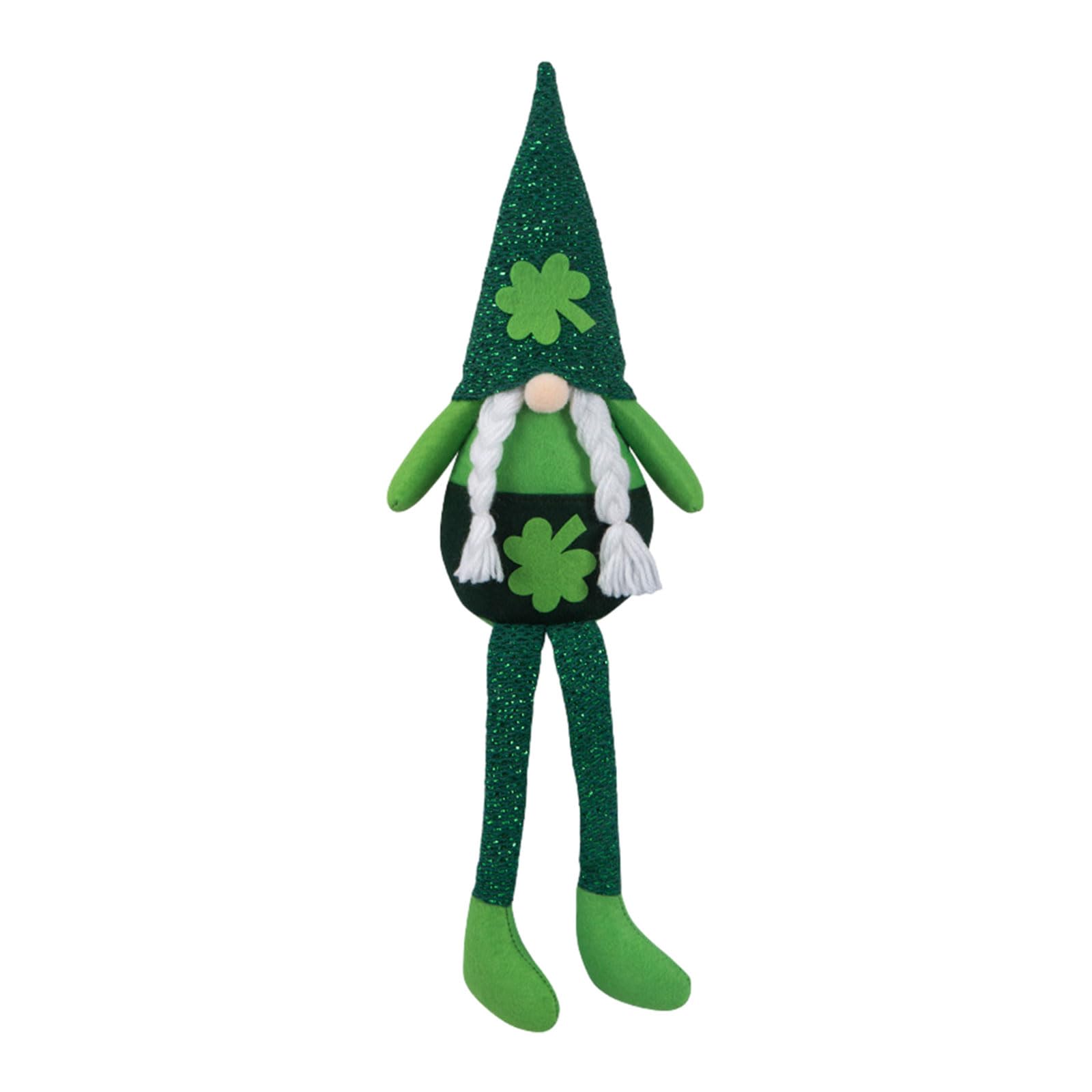 Buxuaaaa Womens Model Gnomes Patricks Day Faceless Doll Long Leg Holiday Home Decorations Plush Swedish Tomtes Dwarfs For Home Patricks Day Gnomes Plush