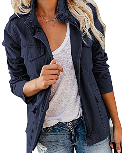 Onsoyours Donna Parka Giacca Cappotto Utility