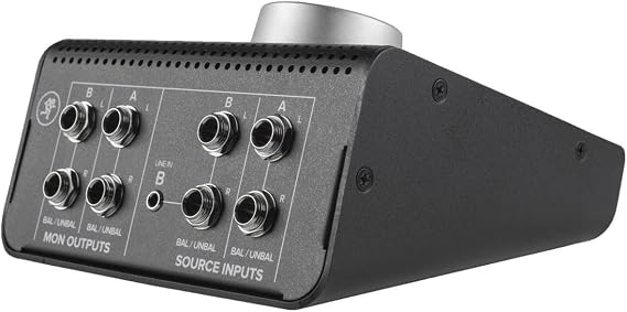 Mackie Big Knob Passive Monitor Controller (2x2), Source + Level Switch