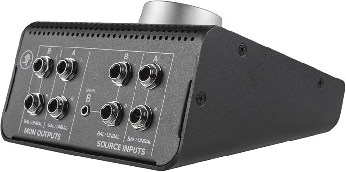 Mackie Big Knob Passive Monitor Controller (2x2), Source + Level Switch
