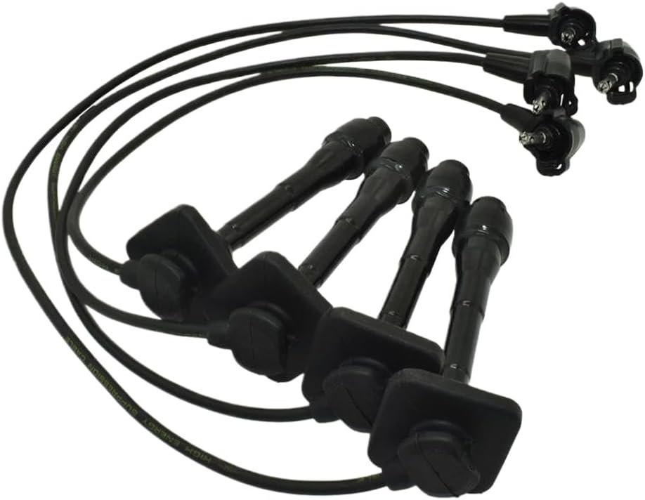 Ignition Spark Plug Wire Set Compatible with Caldina Cynos and Sprinter (Part Numbers: 90919-22395, 9091922395)